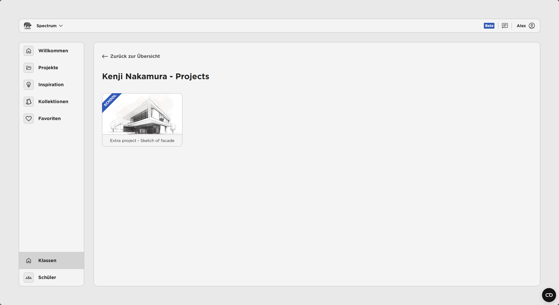 Übersicht aller Extra-Projekte