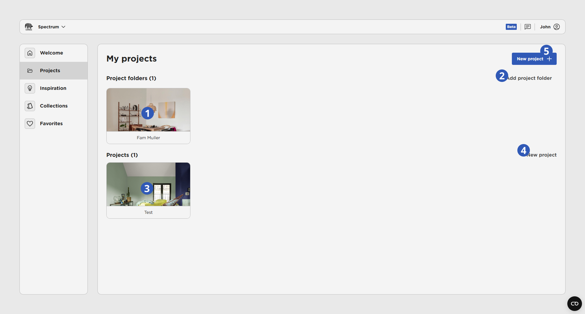 Projekte und Projektmappen