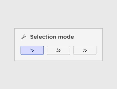 Selection mode